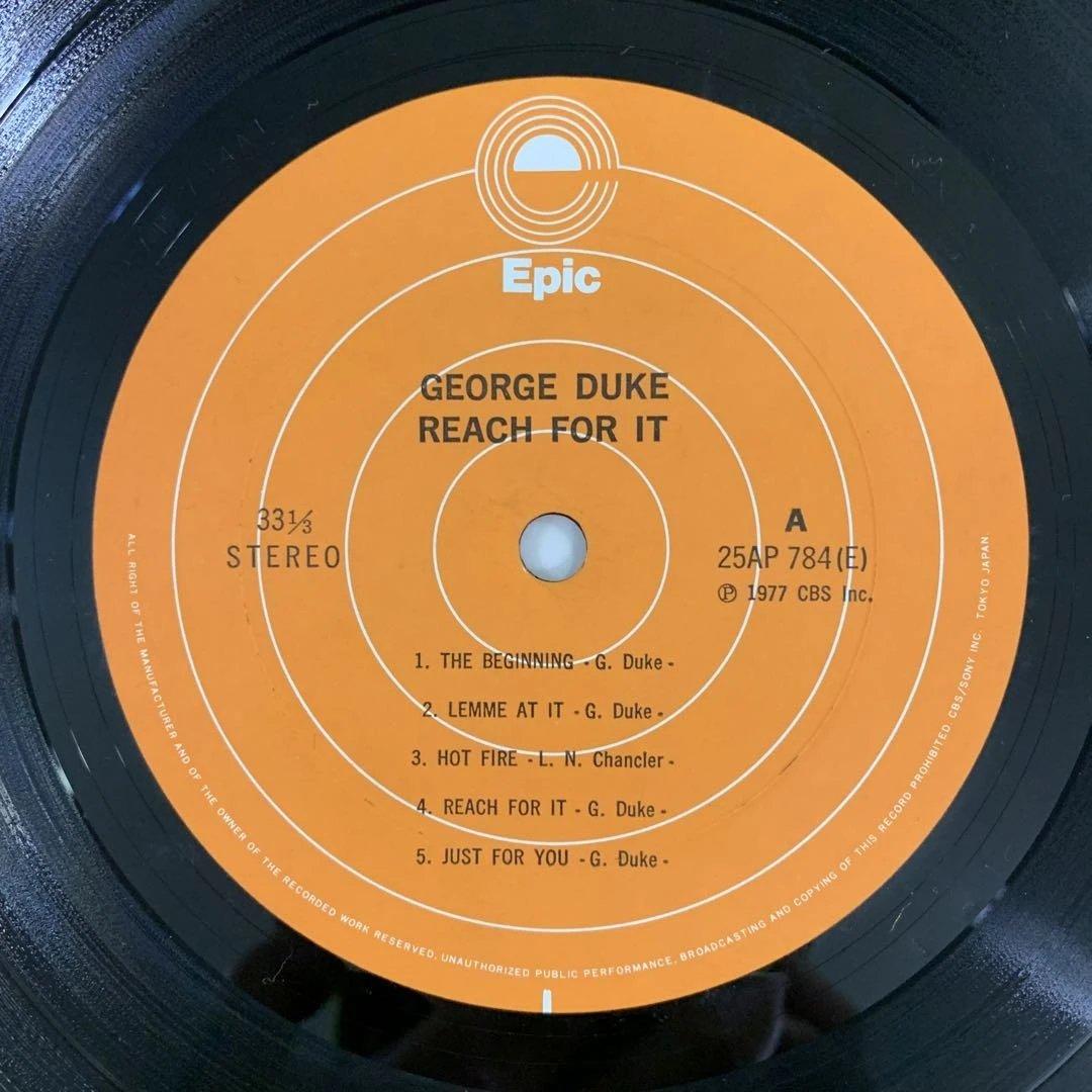 George Duke - Reach For It - Japanese Vinyl LP 1977 Jazz Funk w/Obi
