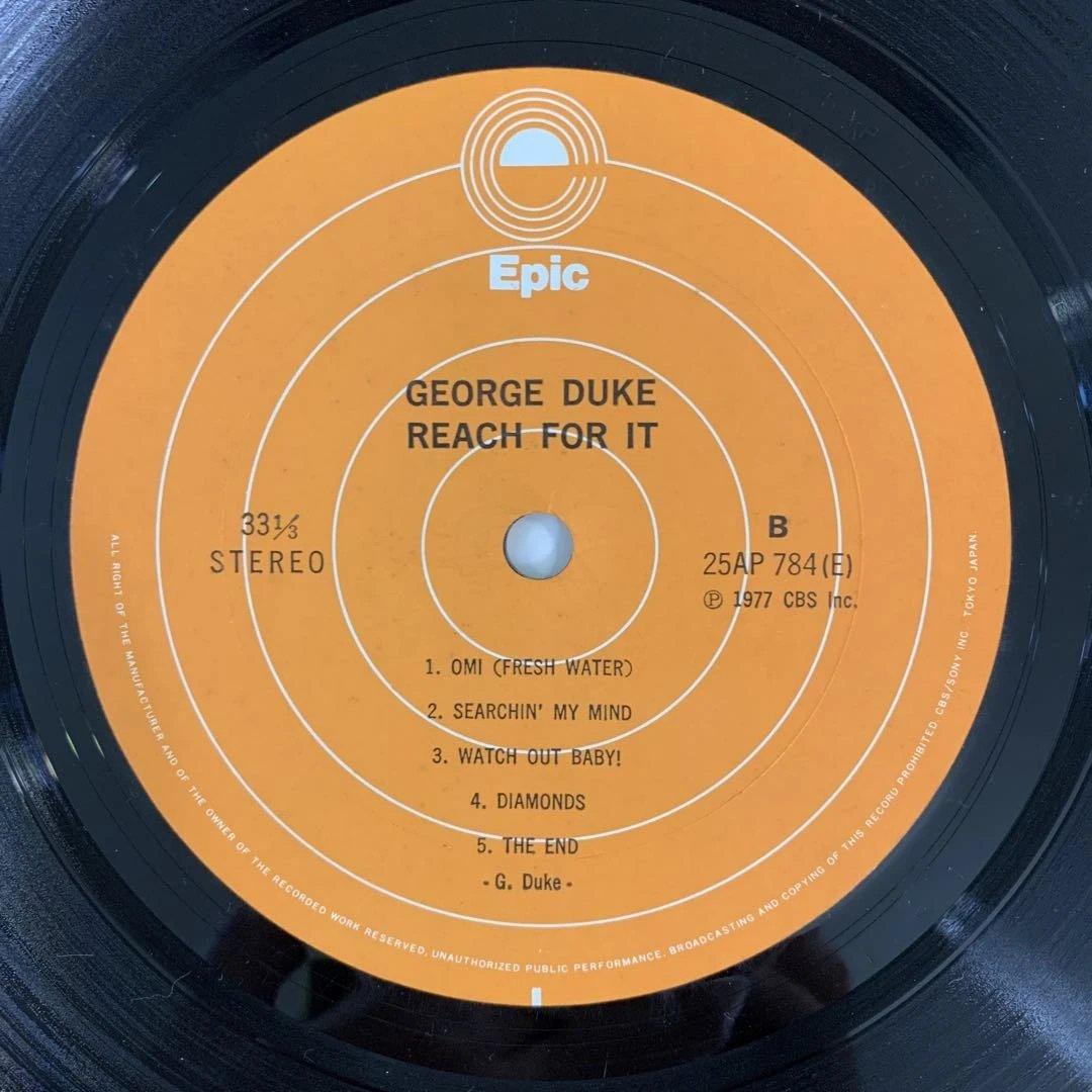 George Duke - Reach For It - Japanese Vinyl LP 1977 Jazz Funk w/Obi