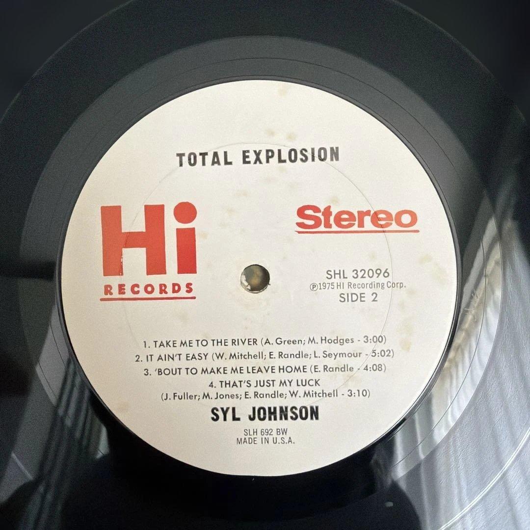 Syl Johnson - Total Explosion LP 1975 Hi Records Soul Funk Vinyl US Pressing