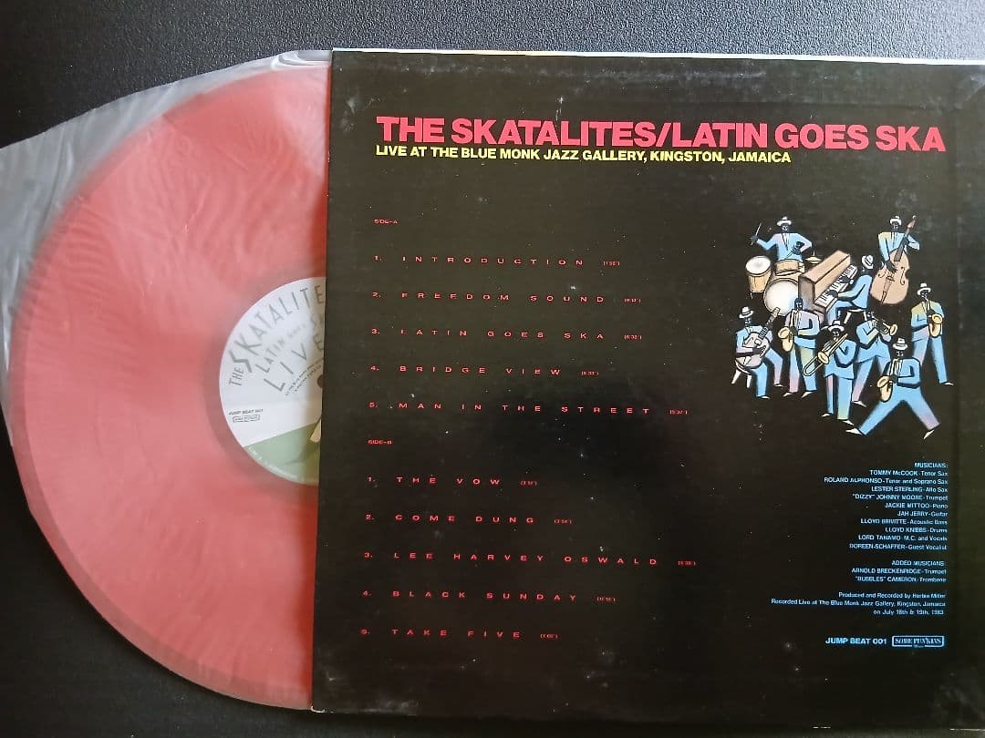 The Skatalites - Latin Goes Ska (1983) LP Red Colored Vinyl Japan Original