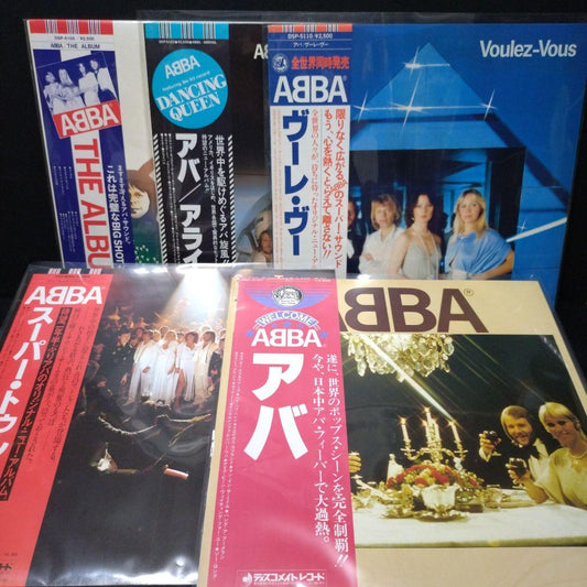 ABBA - The Album Vinyl LP Japan Pressing w/ Obi & Insert Discomate Records