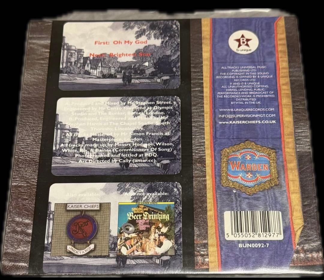 Kaiser Chiefs - Oh My God 7" Coloured Vinyl Limited Edition UK Indie Rock