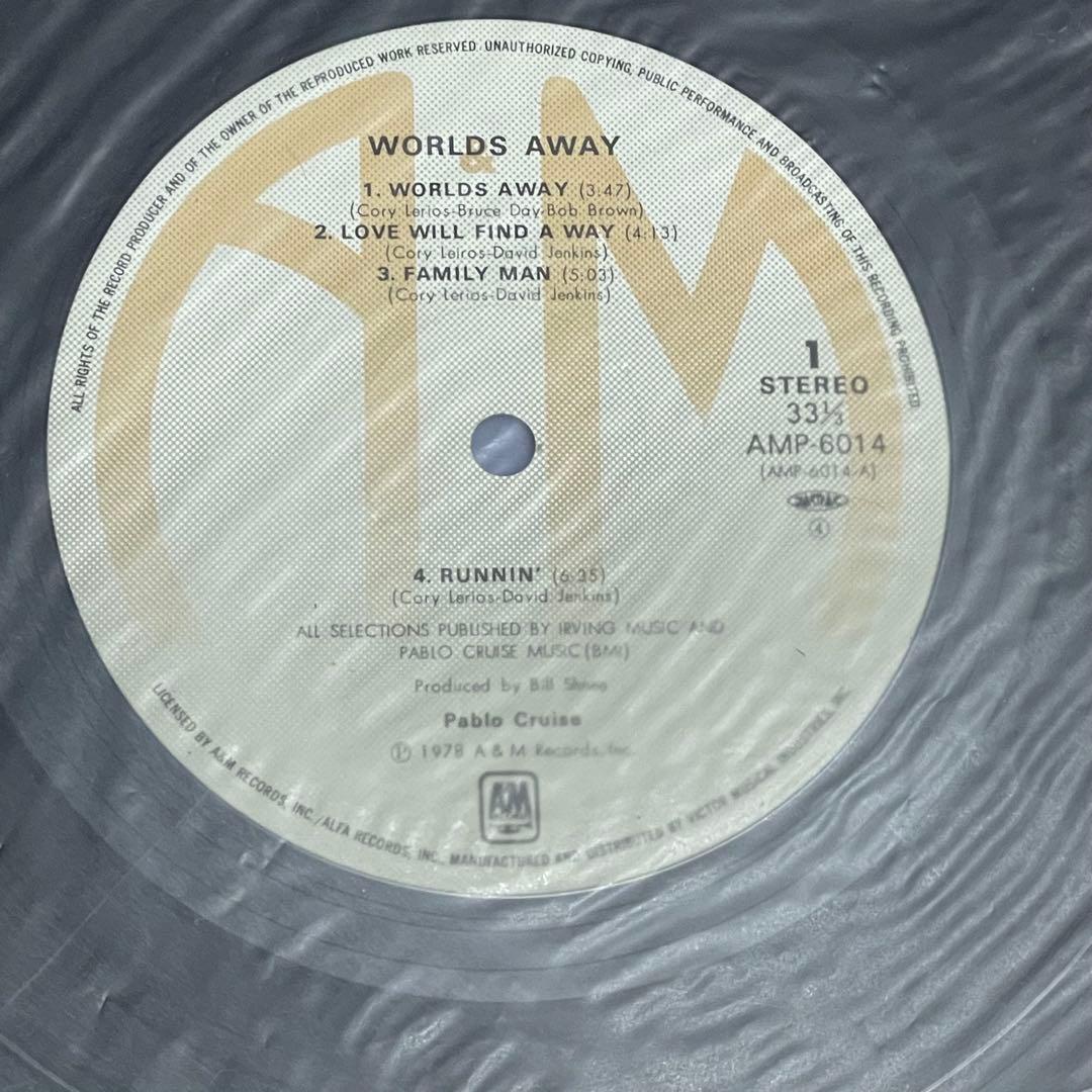 Pablo Cruise - Worlds Away LP 1978 Japan Original Pressing w/ Obi Vinyl Record