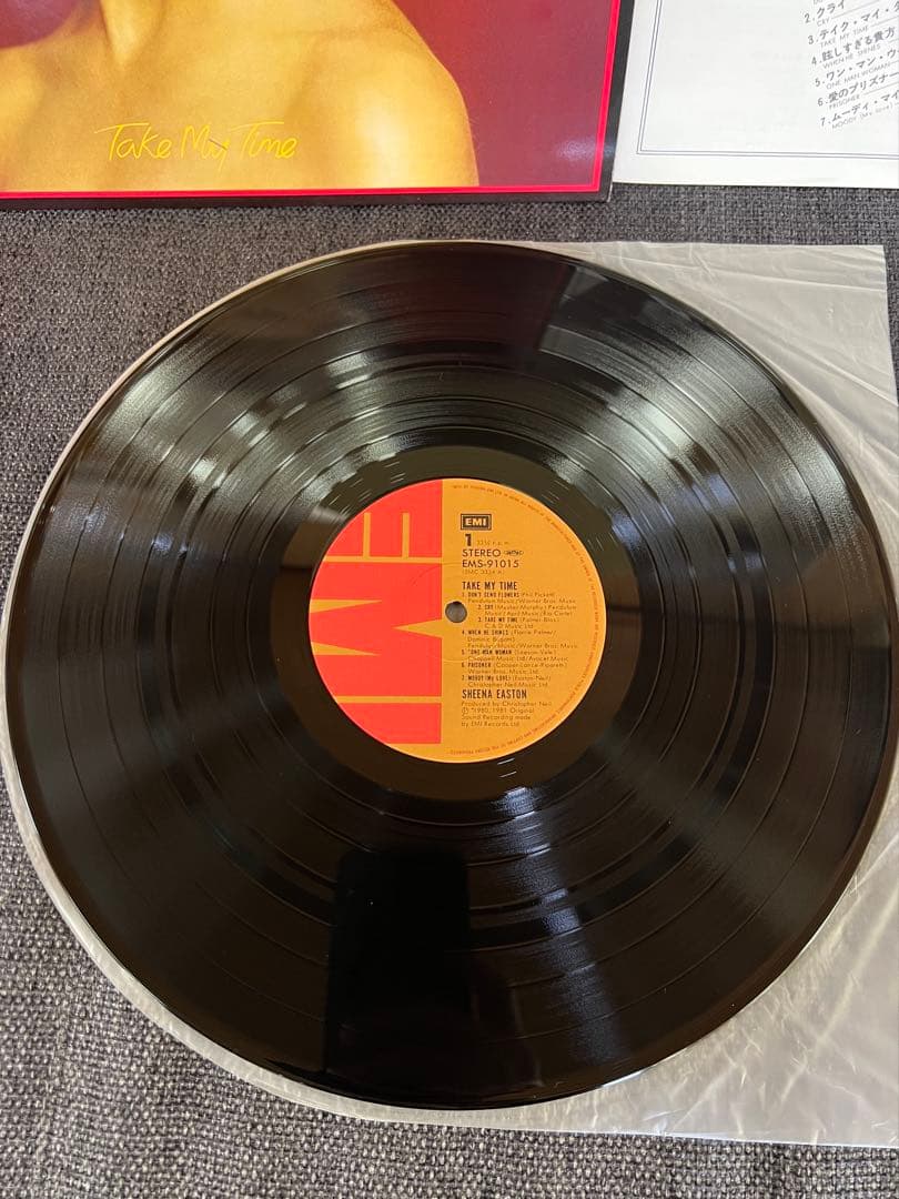 Sheena Easton Take My Time LP 1981 Japan Pressing w/ Obi & Lyric Sheet