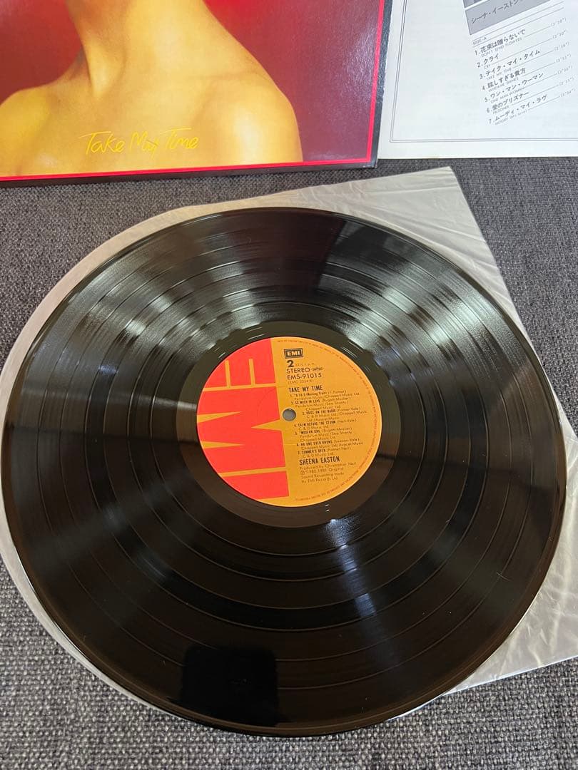 Sheena Easton Take My Time LP 1981 Japan Pressing w/ Obi & Lyric Sheet