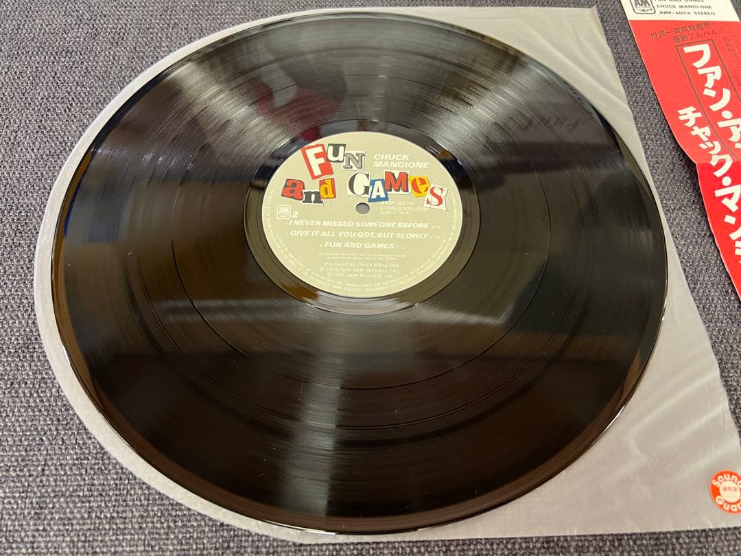 Chuck Mangione Fun And Games LP Japan Original 1980 AMP-6074 Jazz Fusion With Ob