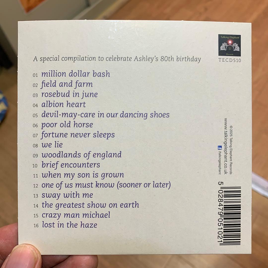Ashley Hutchings - Million Dollar Ash CD (2025) - UK Folk Rock Compilation