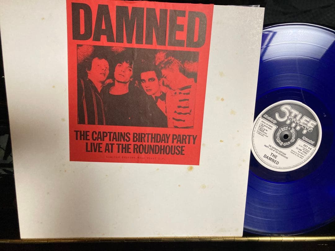 The Damned - The Captain's Birthday Party Live at the Roundhouse Blue Vinyl LP