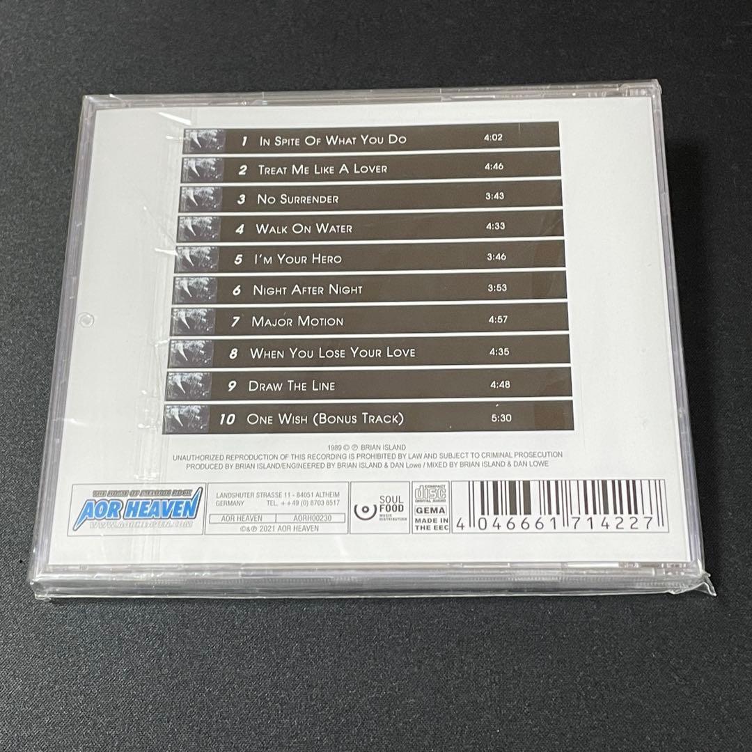 Brian Island - Self-Titled CD AOR Heaven 2021 Reissue Limited to 500 Copies