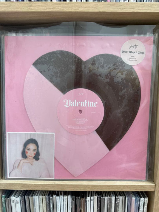 Laufey Valentine Heart Shaped Vinyl Limited Edition Pink Record LP