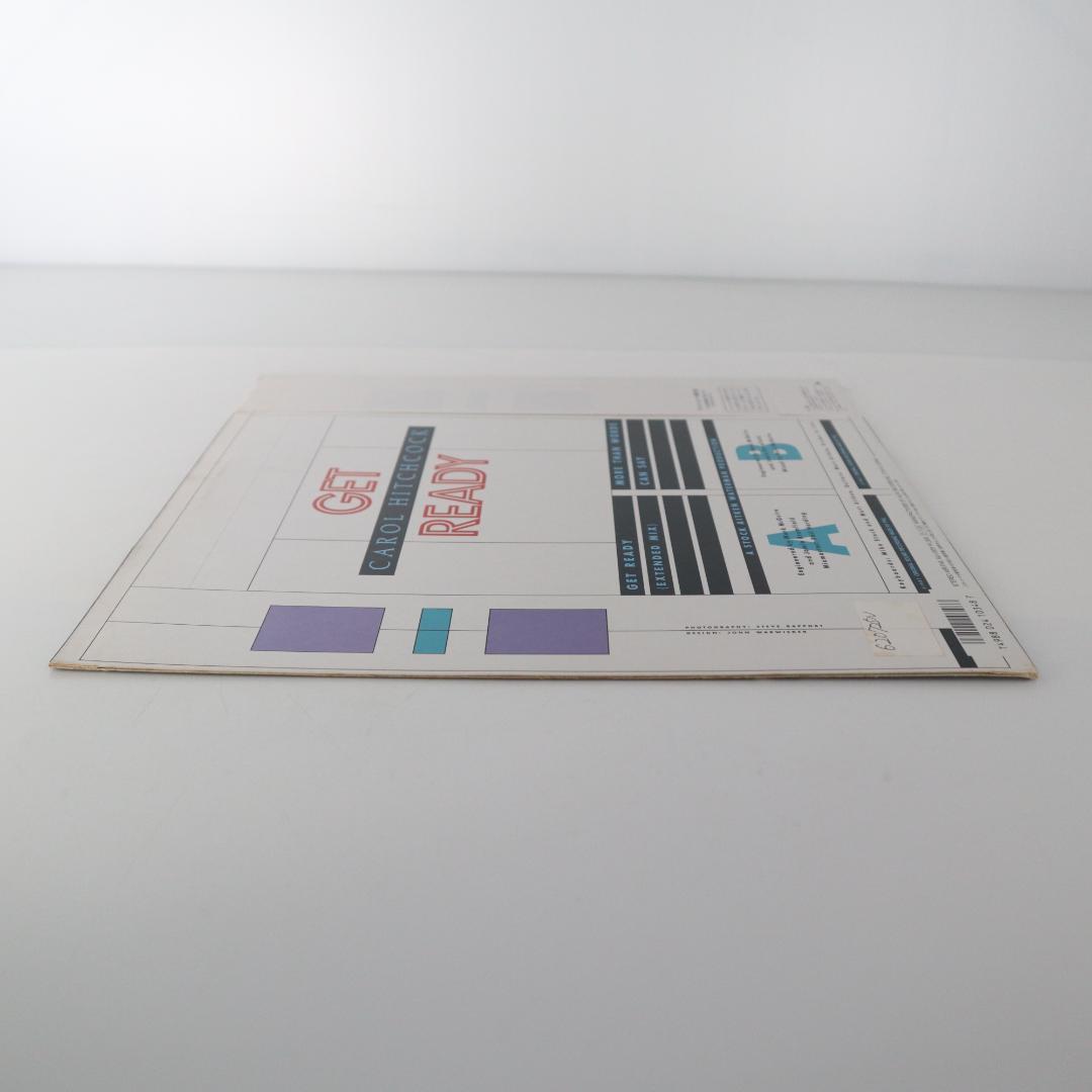 Carol Hitchcock - Get Ready 12" Vinyl Record Japan PWL Stock Aitken Waterman