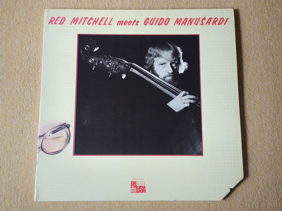 Red Mitchell Meets Guido Manusardi Vinyl LP 1977 Jazz Import Stockholm Live