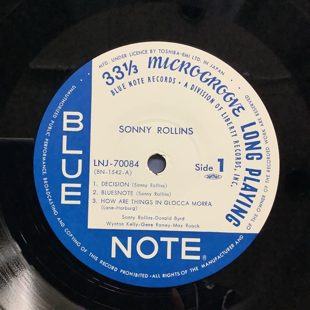 Sonny Rollins - Vol. 1 LP Vinyl Japan Reissue Blue Note LNJ-70084 Hard Bop Jazz