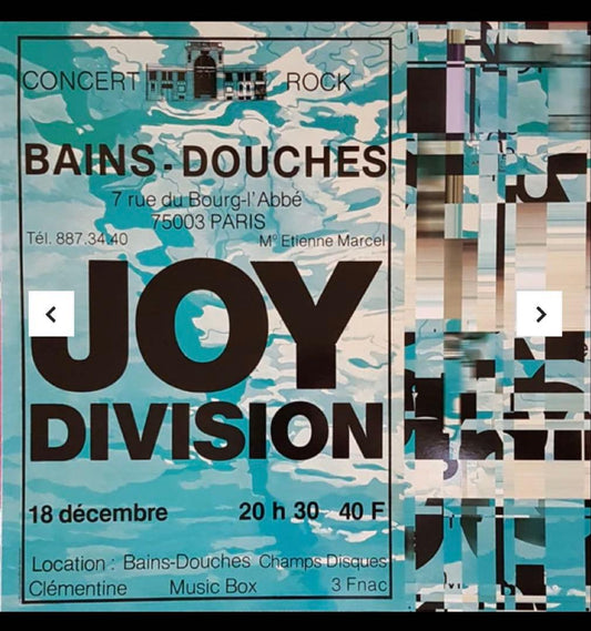 Joy Division Les Bains Douches 1979 Live Vinyl LP Rare Performance Recording