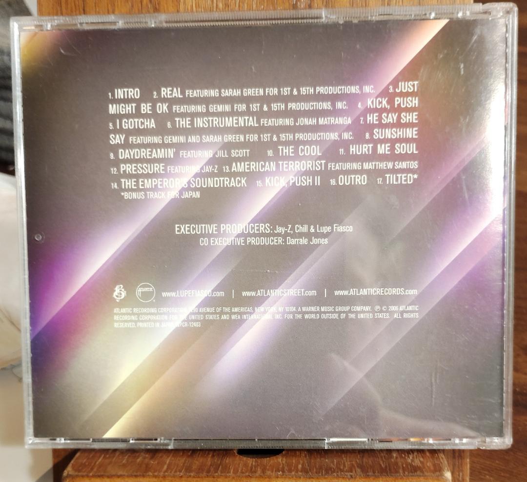 Lupe Fiasco Food & Liquor CD Japan Press with OBI 2006 Hip Hop Album