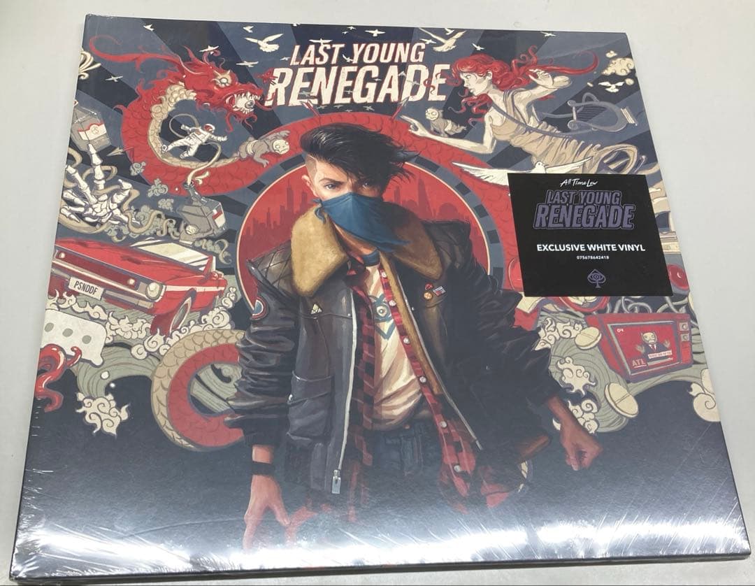 All Time Low - Last Young Renegade Vinyl LP White Color Pressing Sealed