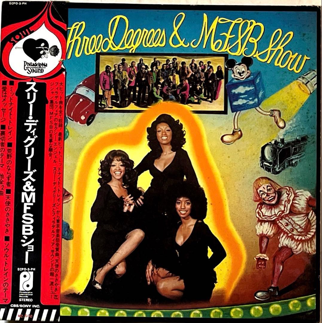 The Three Degrees & MFSB Show Vinyl LP Japan 1974 Haruomi Hosono Rare Edition