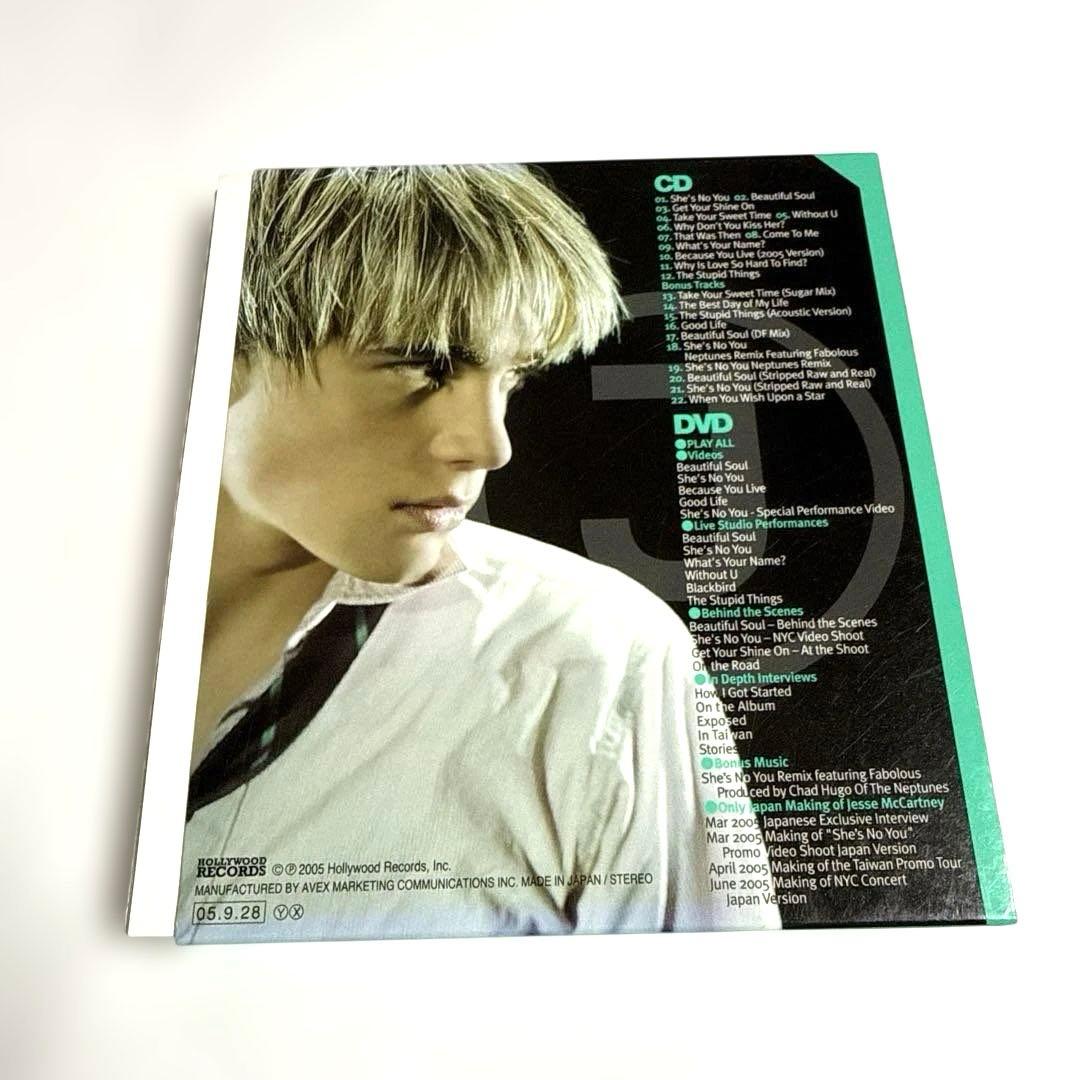 Jesse McCartney Beautiful Soul+Up Close CD+DVD Japan Press with OBI 2005