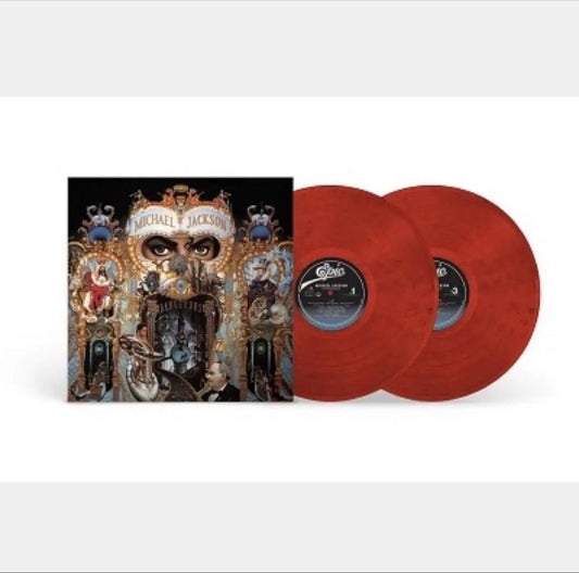 Michael Jackson Dangerous 2LP Red Color Vinyl Limited Edition Japan Import
