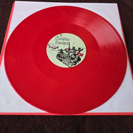 Rockin Bones - Welcome To The Forbidden Planet LP Rare Red Vinyl 19/150 Psychobi