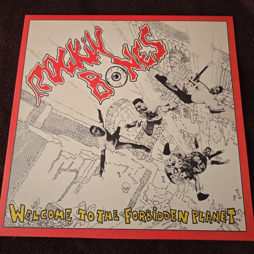 Rockin Bones - Welcome To The Forbidden Planet LP Rare Red Vinyl 19/150 Psychobi