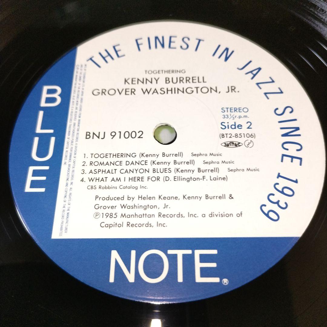 Kenny Burrell & Grover Washington Jr. - Togethering LP Japan Blue Note Jazz