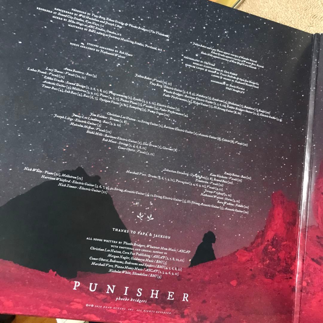 Phoebe Bridgers - Punisher Vinyl LP Japan Edition w/ Obi Strip Excellent