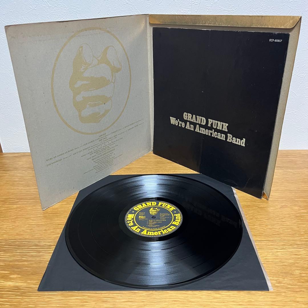 GRAND FUNK We're An American Band LP 1973 Japan Capitol ECP-80857 Hard Rock