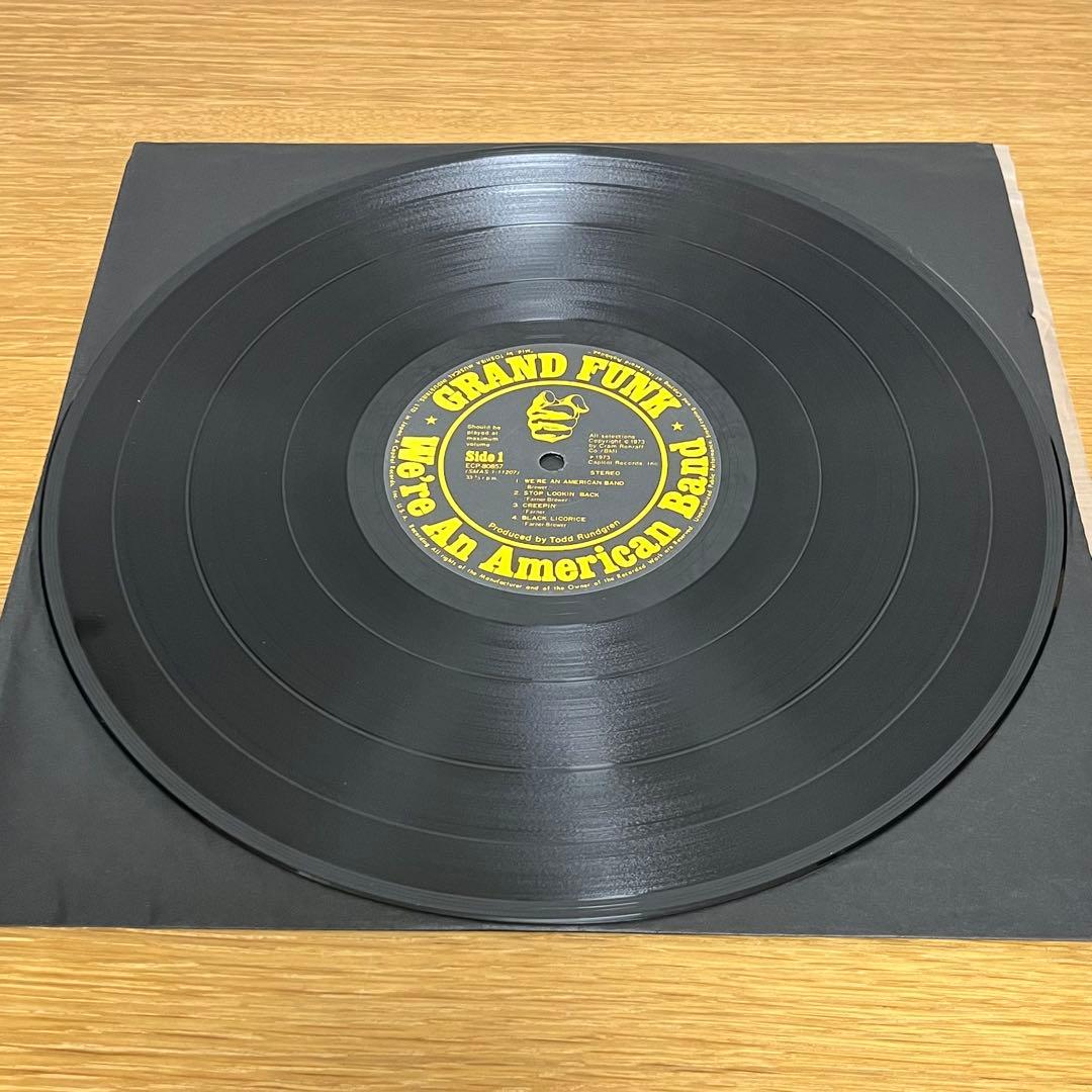 GRAND FUNK We're An American Band LP 1973 Japan Capitol ECP-80857 Hard Rock