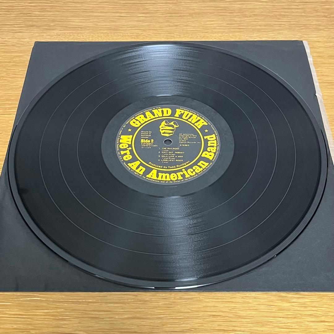 GRAND FUNK We're An American Band LP 1973 Japan Capitol ECP-80857 Hard Rock