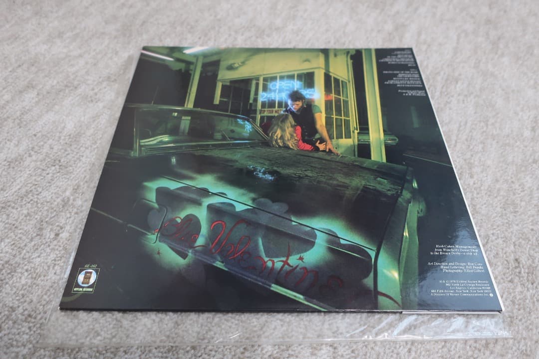 Tom Waits - Blue Valentine LP Japan Asylum Records Obi Lyric Sheet Classic Jazz