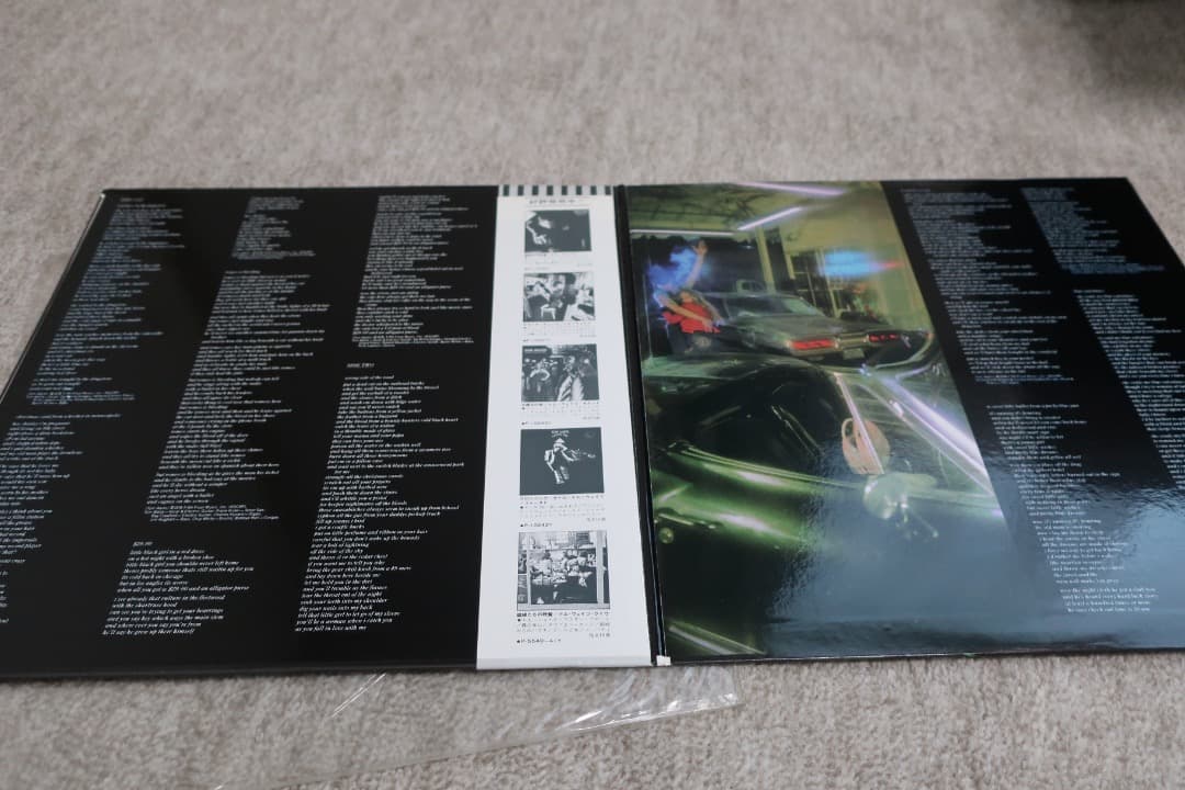Tom Waits - Blue Valentine LP Japan Asylum Records Obi Lyric Sheet Classic Jazz