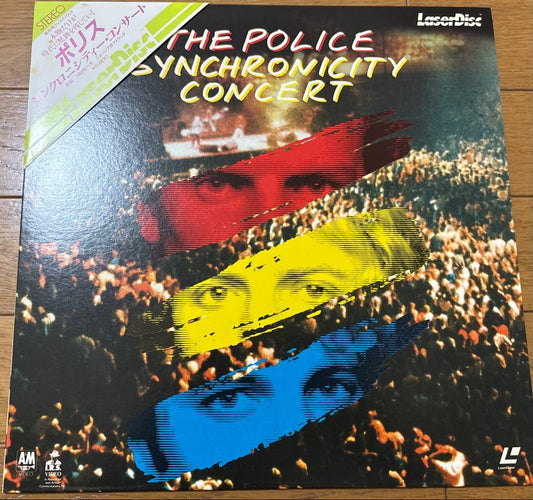 The Police Synchronicity Concert LaserDisc Japan Original 1984 SM068-0010