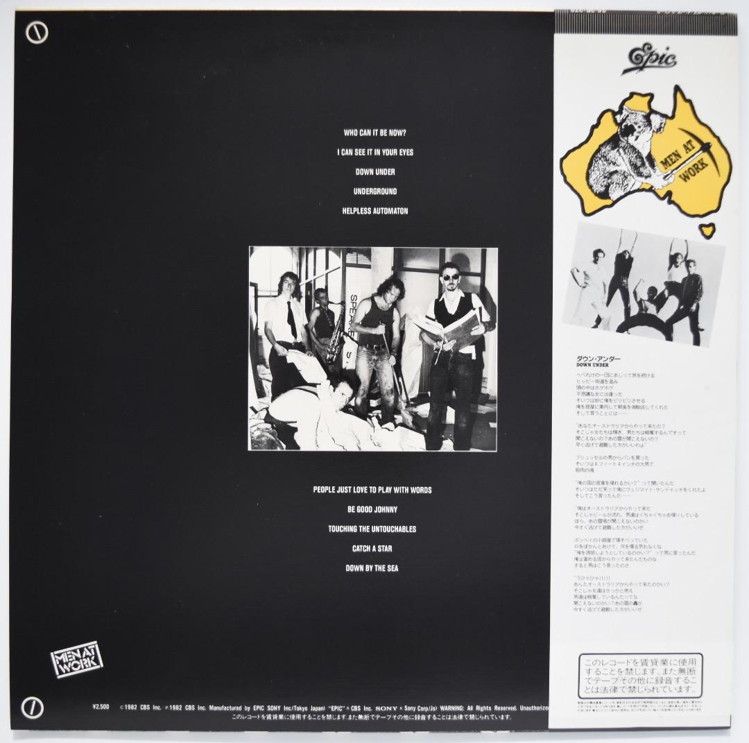 Men At Work - Business As Usual LP Japan 1982 Epic 25-3P-379 w/ Obi Vinyl