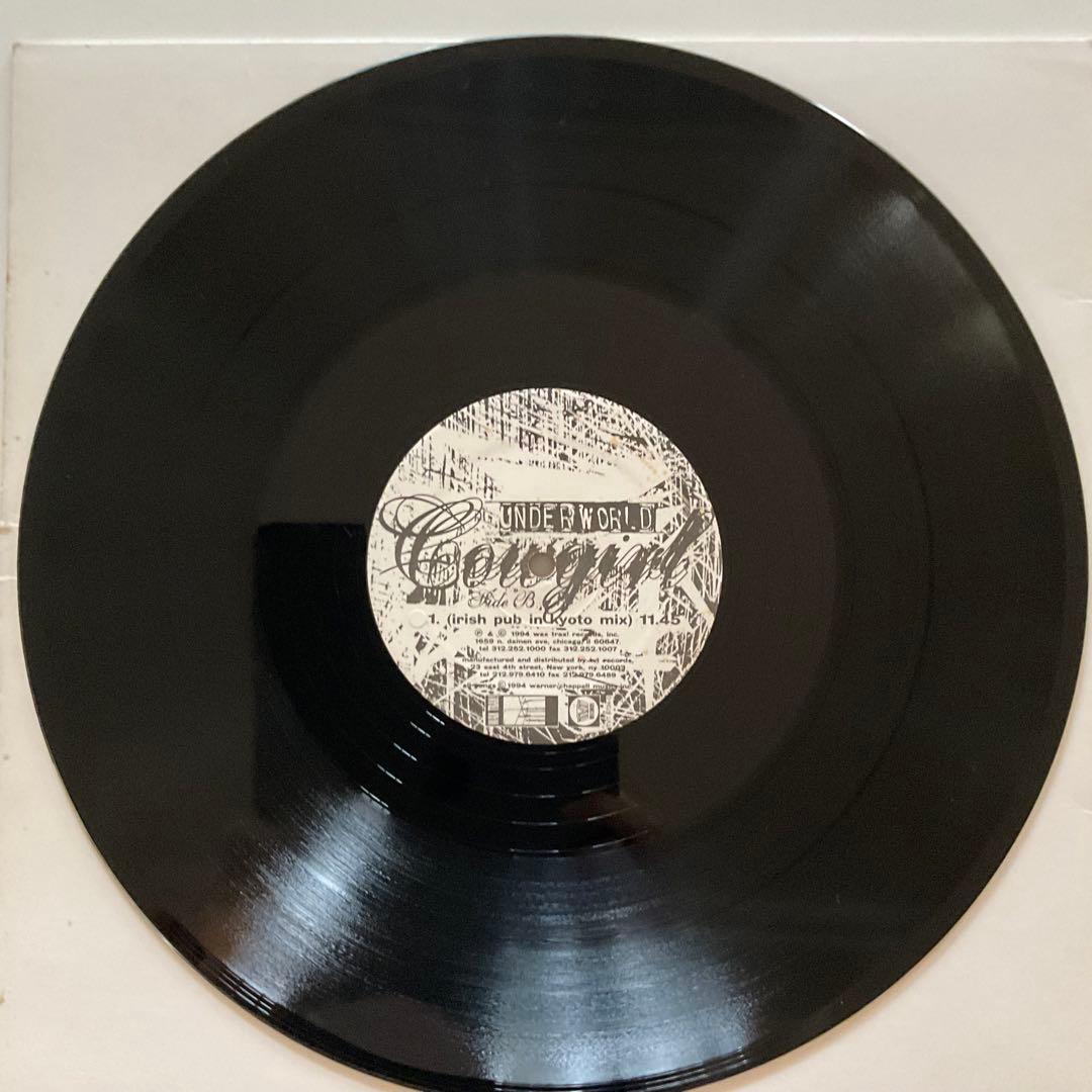 Underworld Cowgirl 12" Single Vinyl TVT Wax Trax 1994 Electronic Techno