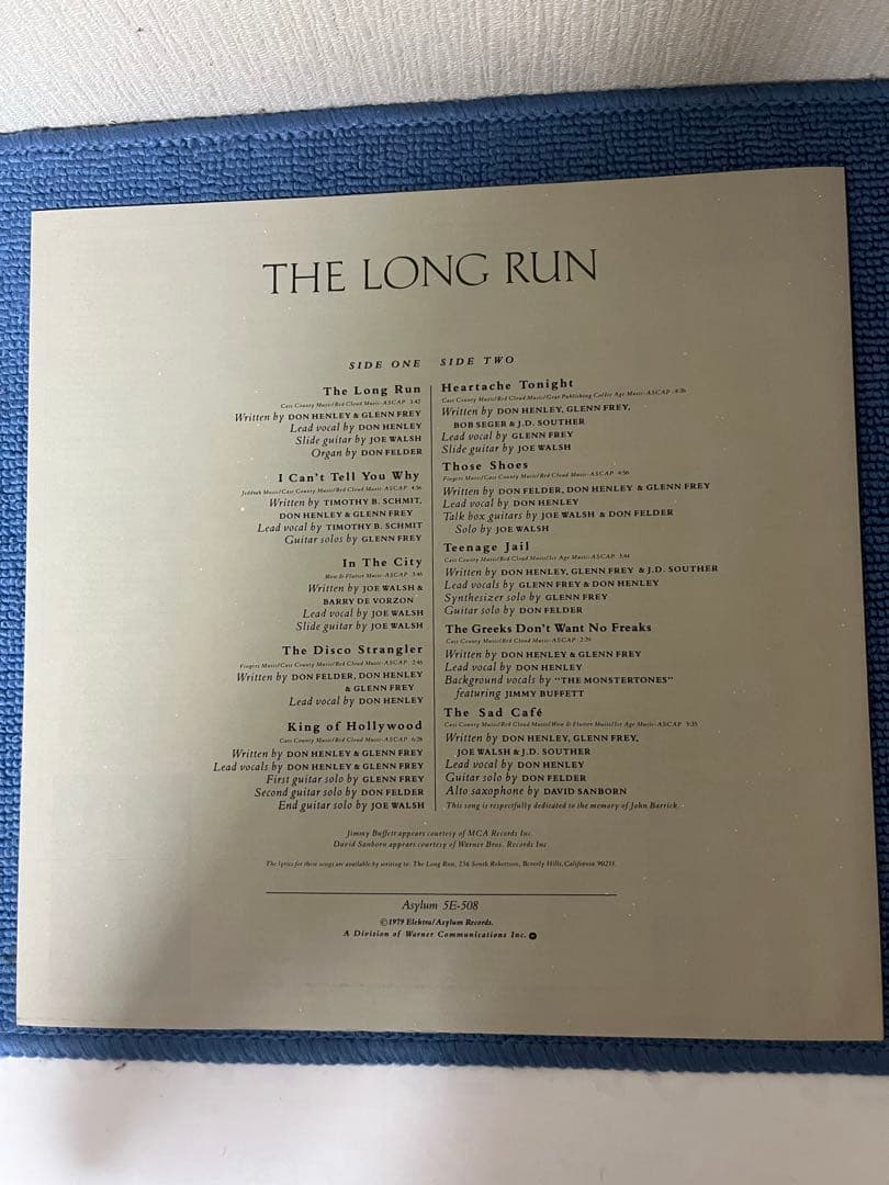 Eagles The Long Run Vinyl Record with Obi Used Good Condition | Japansoundstore