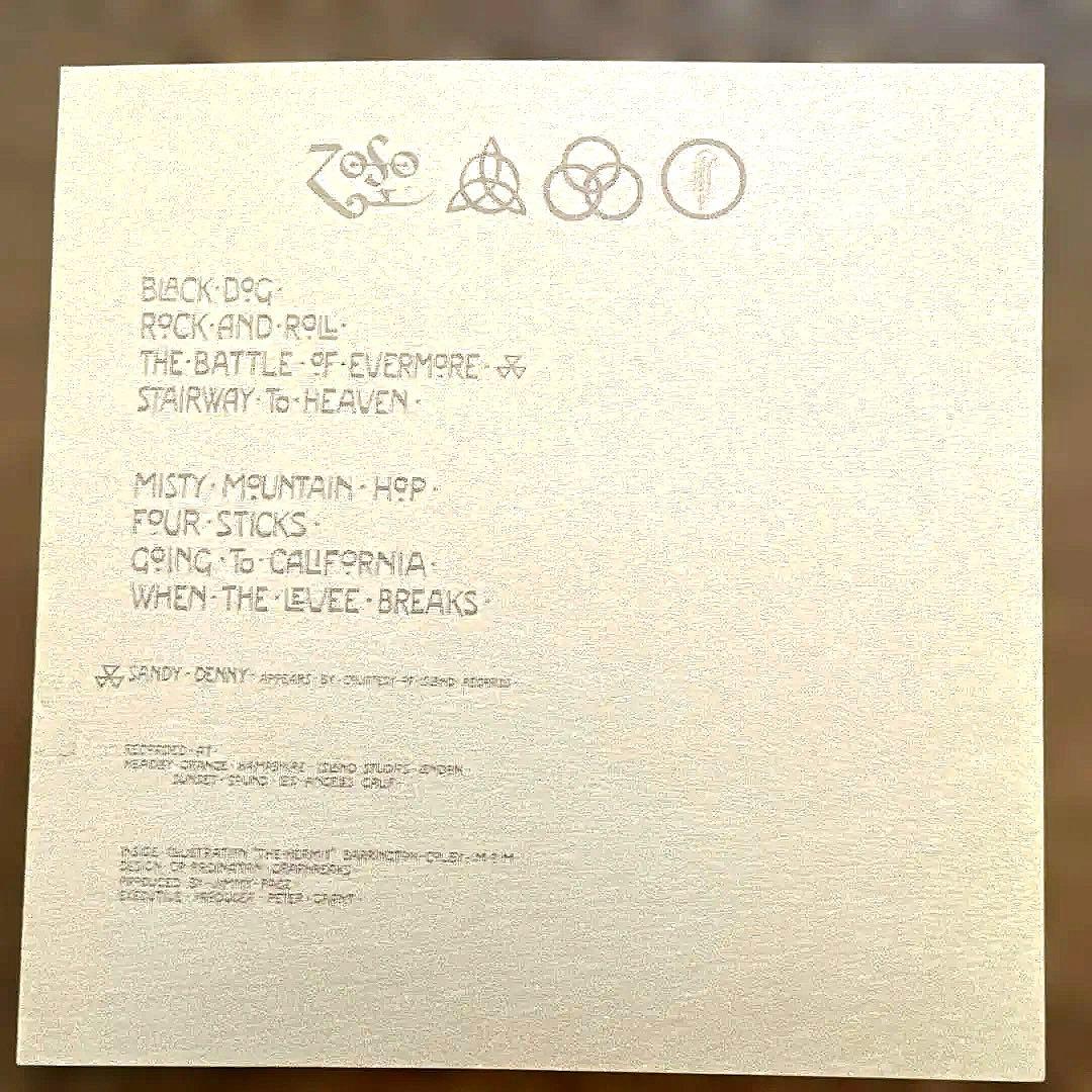 Led Zeppelin IV CD Japan Press, Gatefold Mini LP Sleeve, 1997 Remaster, AMCY