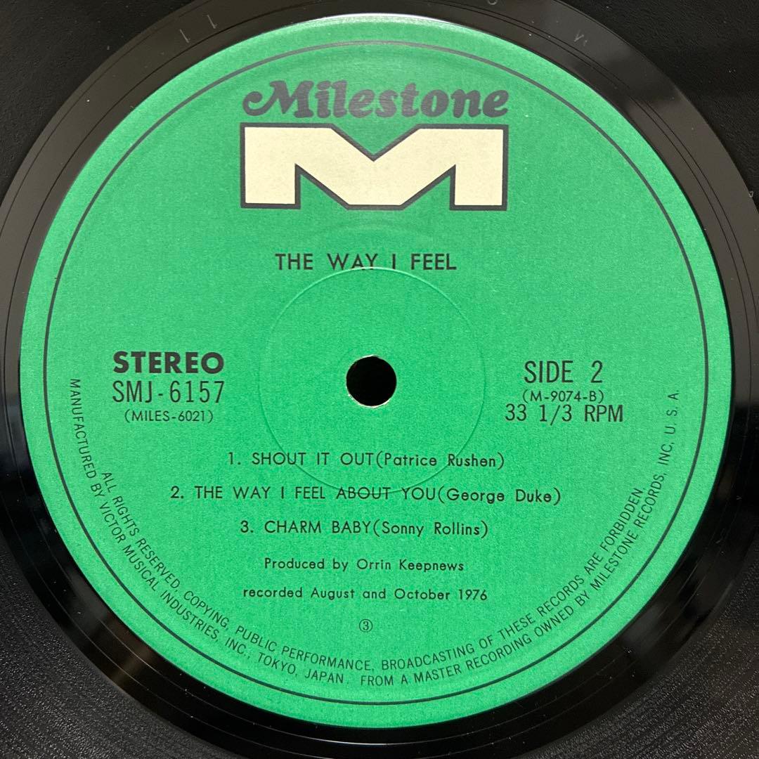 Sonny Rollins The Way I Feel LP 1976 Jazz Fusion with Obi Used | Japansoundstore