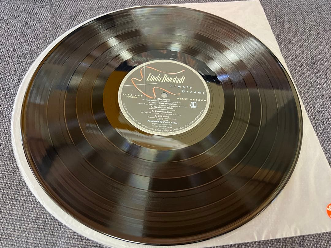 Linda Ronstadt - Simple Dreams LP 1977 Japan Pressing With Rare Pink Obi P-6546Y