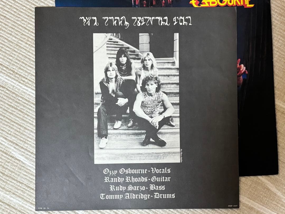 Ozzy Osbourne Diary of a Madman LP Rock Record No Sleeve Used | Japansoundstore