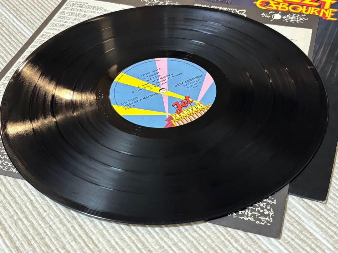 Ozzy Osbourne Diary of a Madman LP Rock Record No Sleeve Used | Japansoundstore