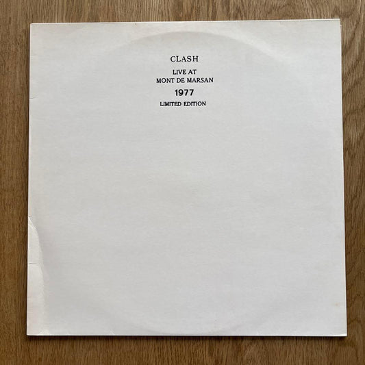 The Clash Live at Mont de Marsan 1977 Limited Edition Red Vinyl Rare Punk LP