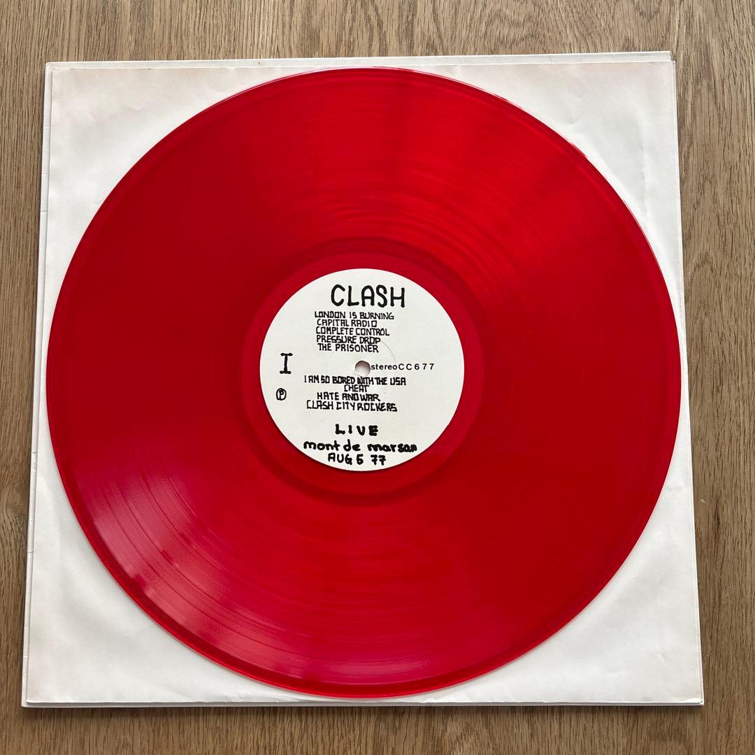 The Clash Live at Mont de Marsan 1977 Limited Edition Red Vinyl Rare Punk LP