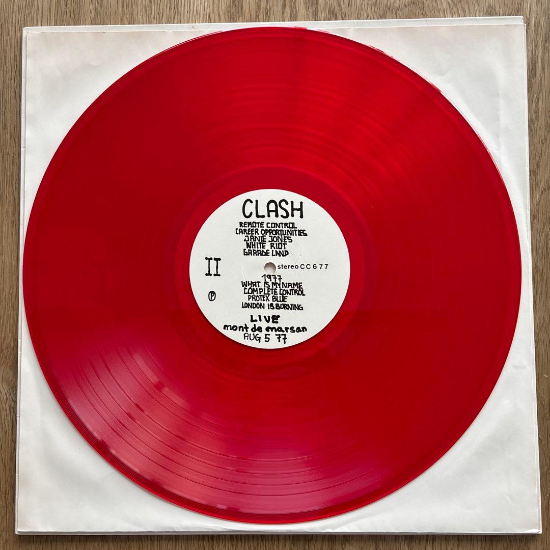 The Clash Live at Mont de Marsan 1977 Limited Edition Red Vinyl Rare Punk LP