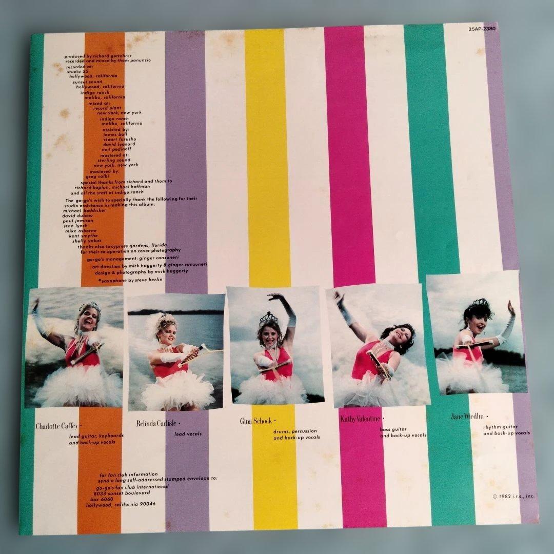 GO-GO'S Vacation 1982 LP Colorful Design Record Excellent Condition | Japansoundstore