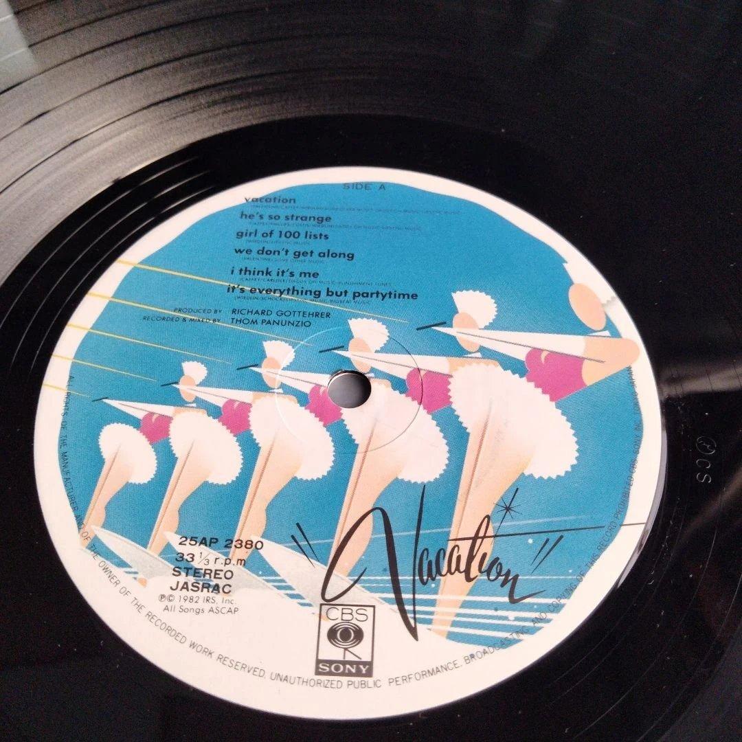 GO-GO'S Vacation 1982 LP Colorful Design Record Excellent Condition | Japansoundstore