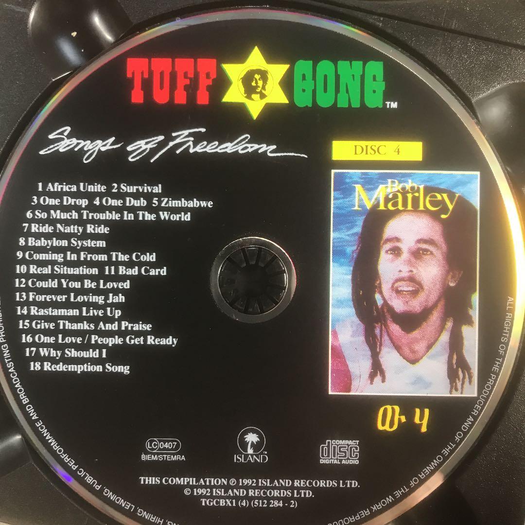 Bob Marley Songs of Freedom 4CD Box Set Limited Edition Japan Import 1992