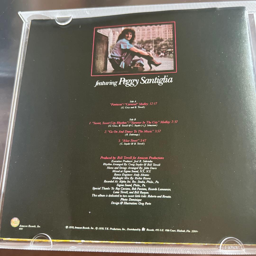 Fantasia Featuring Peggy Santiglia Sweet, Sweet City Rhythm Japan CD with OBI