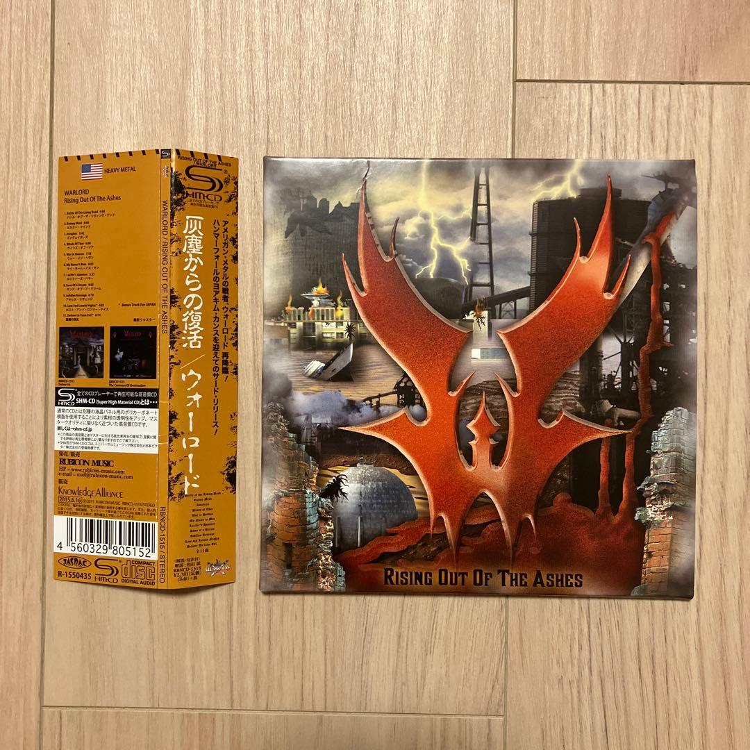 Warlord Rising Out Of The Ashes CD Japan Press with OBI Limited SHM-CD Edition