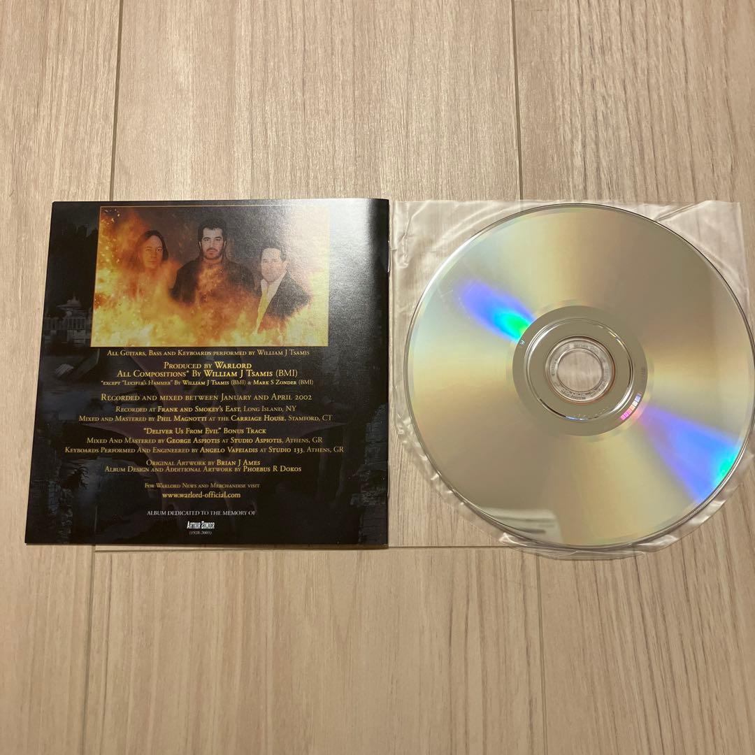 Warlord Rising Out Of The Ashes CD Japan Press with OBI Limited SHM-CD Edition